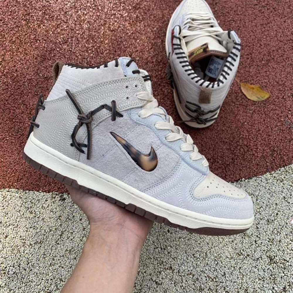 Nike Dunk High x Bodega Sail Multi Sneakers